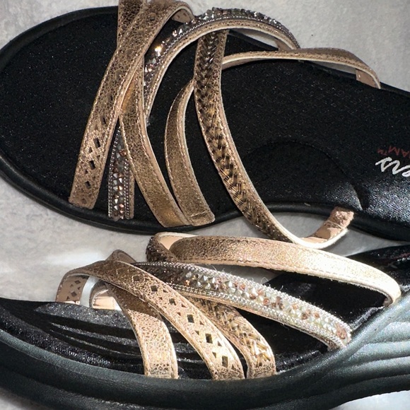Skechers Women's Metallic Strappy Sandals - Picture 5 of 6
